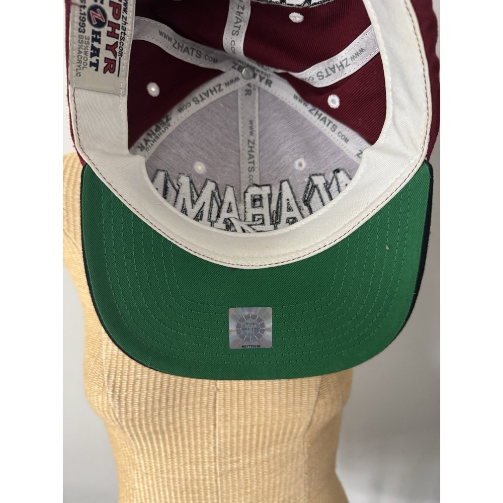 VTG Y2K University Of Alabama Crimson Tide‎ Football Snapback Spellout Roll Tide - Picture 4 of 5